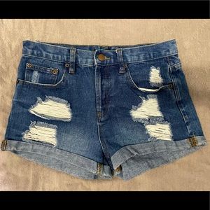 Distressed Forever 21 Shorts